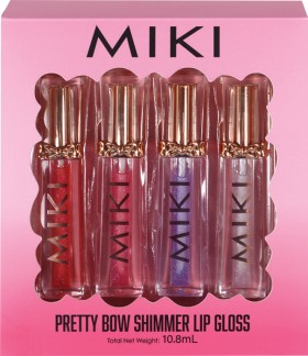 Miki-Pretty-Bow-Lip-Gloss-Set on sale