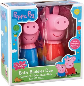 Peppa+Pig+Bath+Buddies+100mL+2+Pack