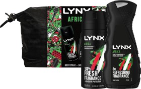 Lynx+Africa+Washbag+Duo+Gift+Pack