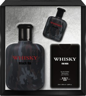 Whisky+Black+Op+100mL+EDT+3+Piece+Gift+Set