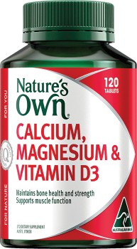 Nature%26rsquo%3Bs+Own+Calcium%2C+Magnesium+%26amp%3B+Vitamin+D3+120+Tablets%2A