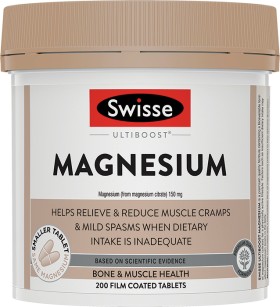 Swisse-Ultiboost-Magnesium-200-Tablets on sale