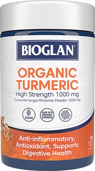 Bioglan+Organic+Turmeric+High+Strength+1000mg+100+Tablets%2A