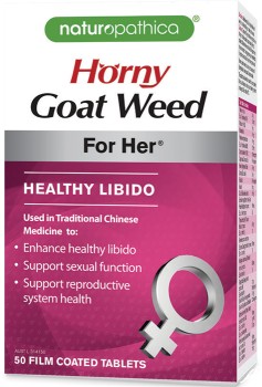 Naturopathica-Horny-Goat-Weed-For-Her-50-Tablets on sale