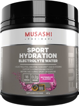 Musashi+Sport+Hydration+Electrolyte+Water+Watermelon+Flavour+450g%2A