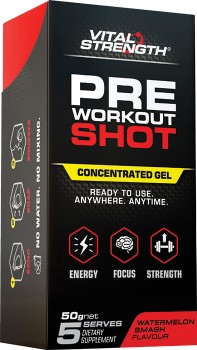 Vital-Strength-Pre-Workout-Watermelon-Smash-Flavour-5-Shots on sale