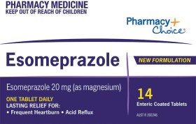 Pharmacy-Choice-Esomeprazole-14-Tablets on sale