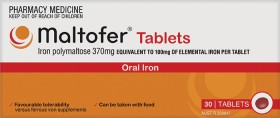 Maltofer-100mg-30-Tablets on sale