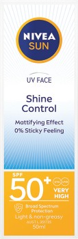 Nivea+Sun+UV+Face+Shine+Control+SPF50%2B+50mL%26Omega%3B