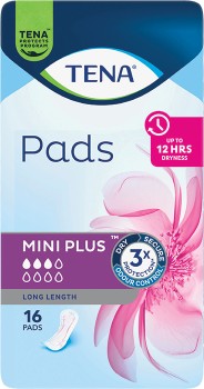 Tena+Pads+Mini+Plus+16+Pack