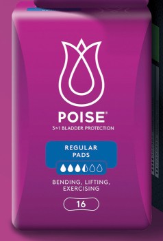 Poise-Regular-Pads-16-Pack on sale