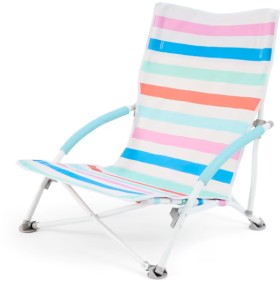 Multi+Stripe+Low+Profile+Chair