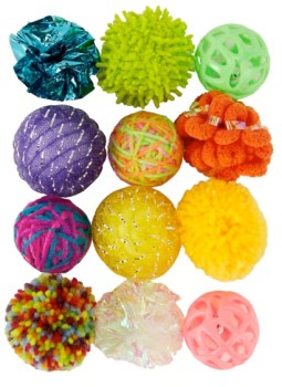 12-Pack-Cat-Toy-Balls on sale