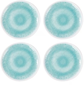 4-Pack-Mint-Glazed-Look-Side-Plates on sale