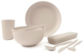 32-Piece-Reusable-Dinner-Set on sale