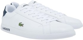 Lacoste+Graduate+Sneaker+in+White+and+Navy