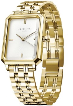 Rosefield-Octagon-Stainless-Steel-Watch-in-Gold on sale