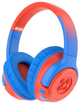 Moki+Mixi+Volume+Limited+Wireless+Headphones+in+Blue+and+Red