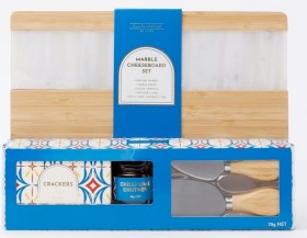 Flavoursome+Marble+Cheeseboard+Set+78g