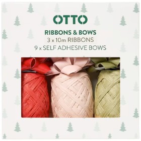 Otto+Christmas+Ribbon+Bow+Pack