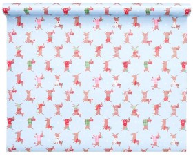 Otto-Christmas-Wrapping-Paper-5m-x-700mm-Festive-Friends-Dogs on sale