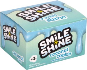 NEW+Smile+%26amp%3B+Shine+Coconut+Cookie+Scented+Slime