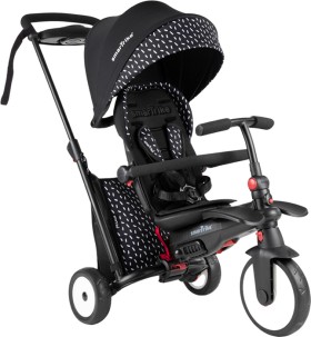 Smartrike+STR5+Stroller+B%26amp%3BW+-+Folding+Baby+Tricycle+7-in-1