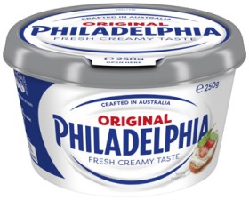 Philadelphia+Cream+Cheese+Spreadable+Tub+250g+Selected+Varieties