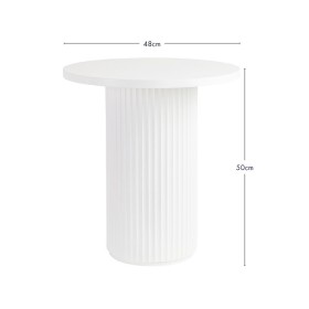 Tully+White+Fluted+Side+Table+by+Habitat