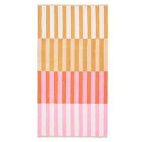 Sundays-Bellini-Check-Terry-Beach-Towel-by-Pillow-Talk on sale