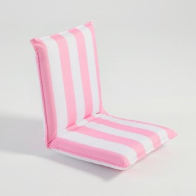 Sundays+Marlowe+Pink+Stripe+Reclining+Beach+Lounger+by+Pillow+Talk