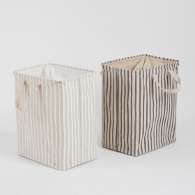 Lennon+Stripe+Hamper+by+Habitat