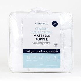 Classic-Collection-750gsm-Mattress-Topper-by-Essentials on sale