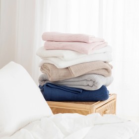 245gsm-Cotton-Cellular-Blanket-by-Essentials on sale