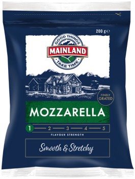 Mainland+Mozzarella+or+Tasty+Finely+Grated+Cheese+200g