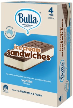 Bulla+Ice+Cream+Sandwiches+4+Pack+Selected+Varieties