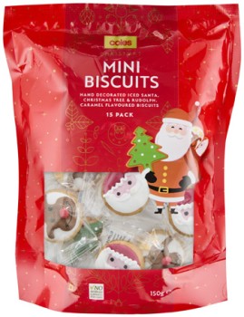 Coles+Christmas+Mini+Biscuits+15+Pack+150g