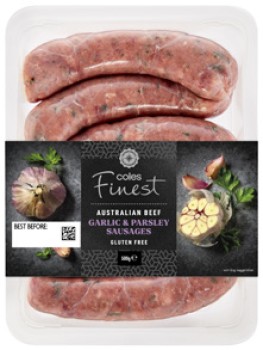 Coles+Finest+Sausages+450g-500g