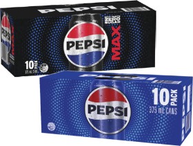 Pepsi%2C+Solo+or+Schweppes+Soft+Drink+10x375mL