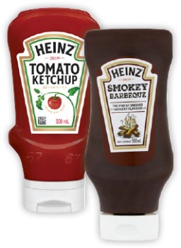 Heinz+Tomato+Ketchup+or+Smokey+Barbeque+Sauce+500mL