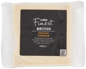 Coles+Finest+British+Vintage+Cheddar+200g