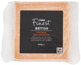 Coles+Finest+British+Vintage+Red+Leicester+200g