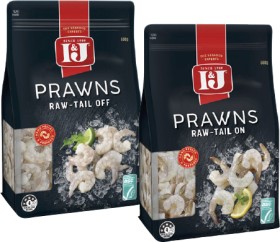 I%26amp%3BJ+Raw+Prawns+Tail+On+or+Off+500g