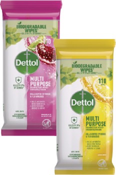 Dettol+Multipurpose+Wipes+110+Pack