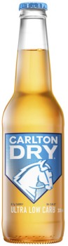 NEW+Carlton+Dry+Ultra+Low+Carb+Lager+Bottles+24x330mL