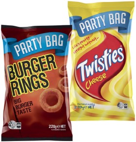 Twisties+125-270g%2C+Burger+Rings+220g%2C+Cheetos+150-190g+or+Tasty+Toobs+150g+Selected+Varieties