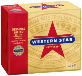 Western-Star-Butter-Block-500g-Selected-Varieties on sale