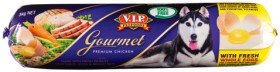 V.I.P.+Petfoods+Dog+Food+Roll+3kg+Selected+Varieties+%28from+the+Meat+Department%29