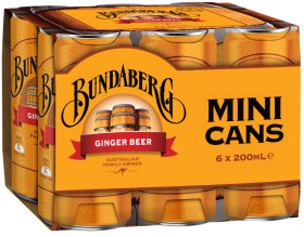 Bundaberg+Mini+Cans+6x200mL+Selected+Varieties