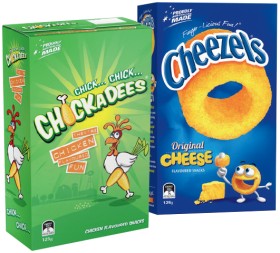 Cheezels+or+Chickadees+Box+110%E2%80%91125g+Selected+Varieties